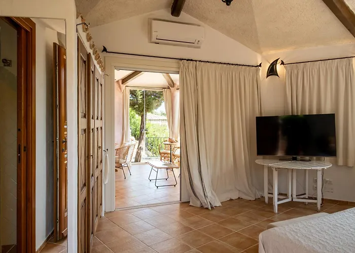 Сasa de vacaciones Cala Di Volpe Vista Mare E Piscina